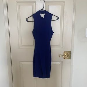 Blue Backless Dress